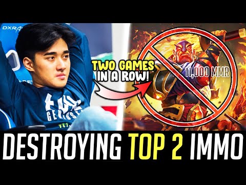 Abed destroying 11,000 MMR Ember Spirit Mid - TWO GAMES in a Row! DOTA 2