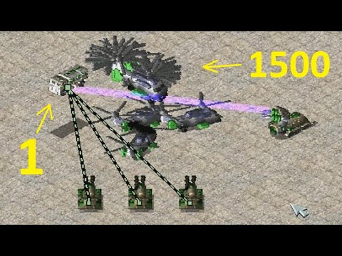 1 Demolition Truck vs 1500 Stacked NightHawks:  Red Alert 2