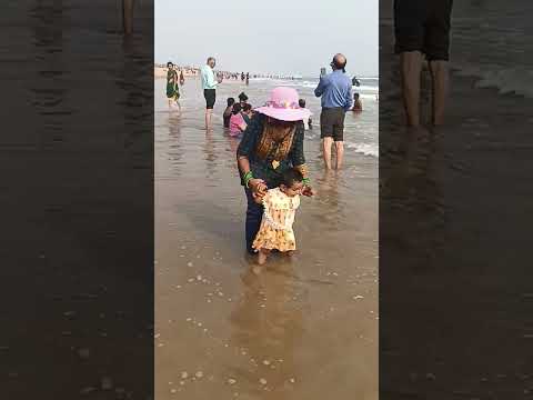 manasvi on beach