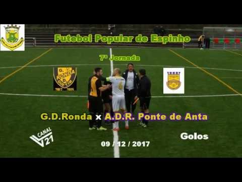 G D Ronda x Ponte de Anta / Golos / Dez 2017
