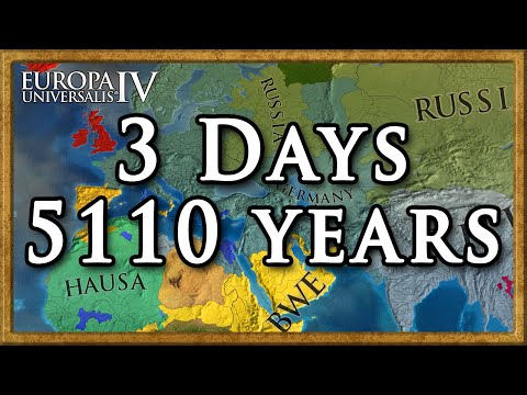 I left Europa Universalis IV running for 3 days - AI only Timelapse