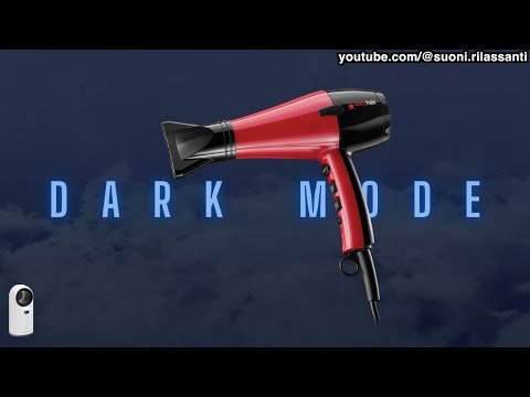 Suoni Rilassanti di Phon e Stufa | Modalità Scura 🌙