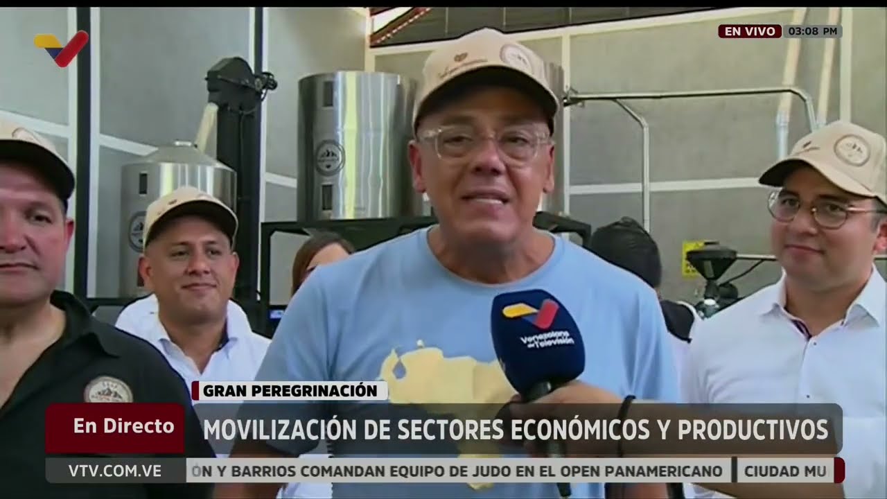 Declaraciones de Jorge Rodríguez desde Café Santa Cruz en Mérida, 20 de mayo de 2026