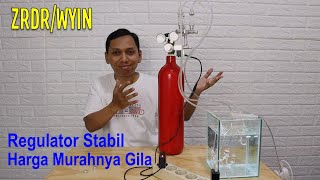 Regulator & Splitter CO2 Aquascape Merk ZRDR/WYIN | Unboxing, Cara Pasang, Review | Oke banget