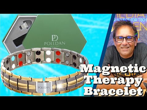 Germanium bio magnetic titanium double line bracelet, size: ...