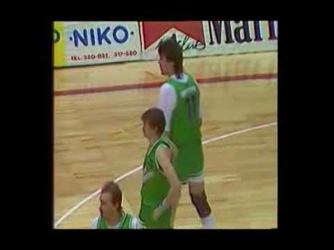 Cibona Zagreb Zalgiris Kaunas 13 12 1988 Sabonis
