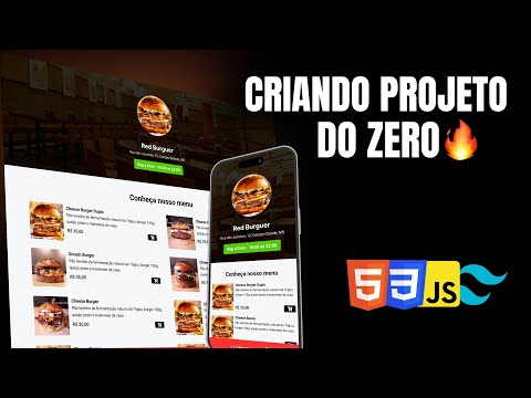 Criando projeto profissional do zero - HTML, CSS, TailwindCSS, JavaScript - AULA 01