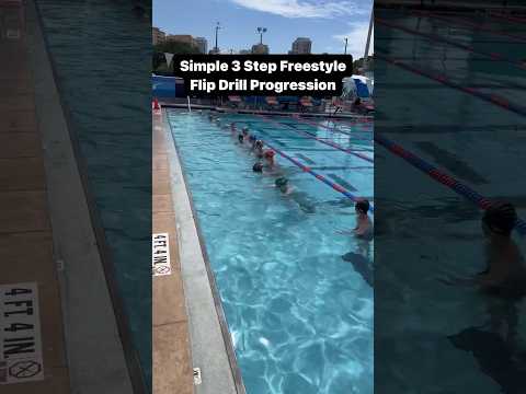 Best way to teach swimmers their ideal distance from the wall + how to carry their speed! @traindaly