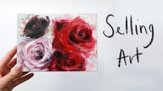 How I PHOTOGRAPH & SELL ART on Etsy | Vlog Style