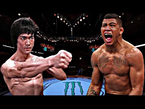 BRUCE LEE VS GILBERT 'DURINHO' BURNS 😱🥶*INSANE* (EA SPORTS UFC 4) UFC KNOCKOUTS | BRUCE LEE FIGHT