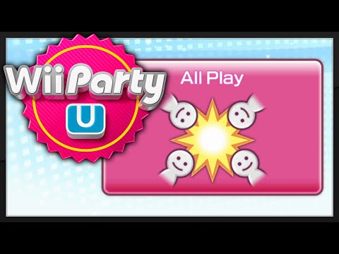 Wii Party U - All 4 Player Minigames