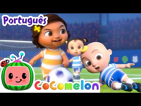 Canção Do Futebol - Melhores Esportes CoComelon | Músicas Infantis e Desenhos Animados em Português