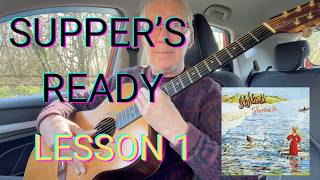 Supper's Ready (Genesis) Guitar Lesson 1