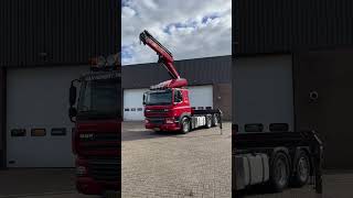 DAF CF85-410 FTN / HMF 3000K6 30t/m kraan / Remote / 6x2 / Euro5 / truck tractor for sale - Image 4 | Autoline UG DAF CF85-410 FTN / HMF 3000K6 30t/m kraan / Remote / 6x2 / Euro5 / truck tractor | Image 4 - Autoline