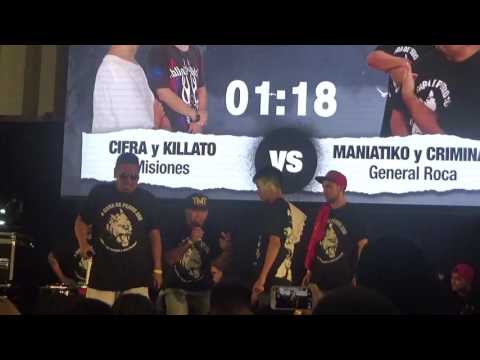 MANIATIKO-CRIMINAL vs CIFRA-KILLATO/CUARTOS/ACDP 2VS2