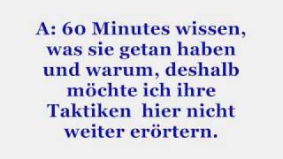 Jasmuheen spricht über ihre Zeit mit dem australischen Sender 60 Minutes usw. German