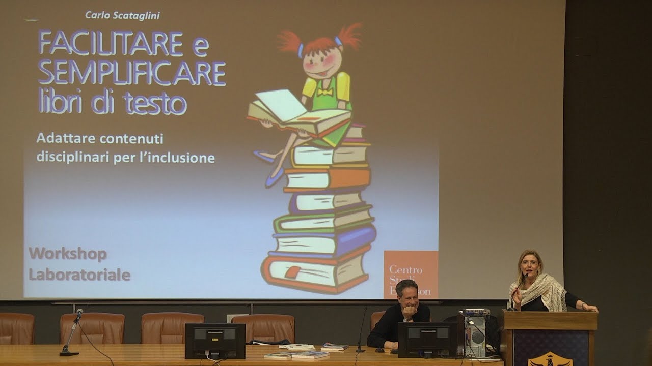 Carlo Scataglini facilitare e semplificare i libri di testo - 11/04/2018