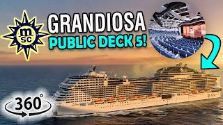MSC Grandiosa Deck 5 Walkthrough 🚢 | What’s on This Deck?