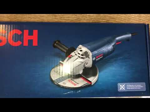 Кутова шліфувальна машина GWS 2200 Professional BOSCH (230 круг) у картонній коробці з гайковим ключем Кутова шліфувальна машина GWS 2200 Professional BOSCH (230 круг) у картонній коробці з гайковим ключем