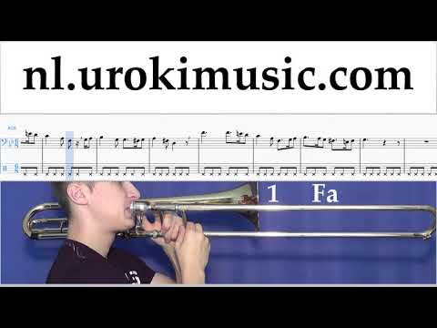 Tromboneles Greensleeves Muzieknoten Cursus Deel#2 um-b374