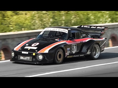 2 x Porsche 911 SC 'Silhouette' (Interscope 934/5 & 935/77A look) in Action on Hillclimb & Sound!