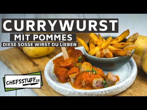 Currywurst mit Pommes | Pommes selber machen | diese Soße wirst du lieben! | Besser als beim Imbiss