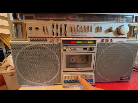 Toshiba RT-S93 Rare Vintage Boombox Serviced Warranty Keyboard Remote Serviced image 25