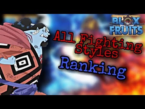 Ranking All Fighting Styles Damge In Blox Fruit |Roblox| (2020)