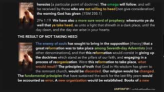 Part 1 THE ALPHA AND OMEGA OF DEARLY HERESIES IN ADVENTISM