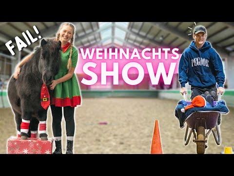 WEIHNACHTSSHOW mit Valentino (fail)