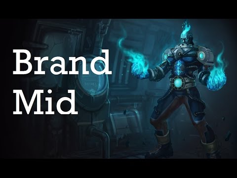 ROAD TO DIAMOND #3 League of Legends Brand Mid Gameplay!
