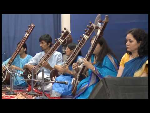 Laga chunari mein Daag along with a composition in raag Bhairavi on Sitar.