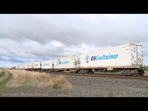 7902V Mildura Container Train At Gheringhap / Batesford (26/5/2023) - PoathTV Railways
