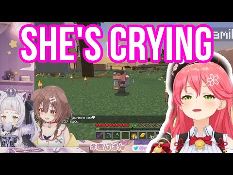 Korone And Shion Accidentally Made Miko Cry | Minecraft  [Hololive/Eng Sub]