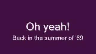 Bowling For Soup Summer of &#39;69 with Lyrics