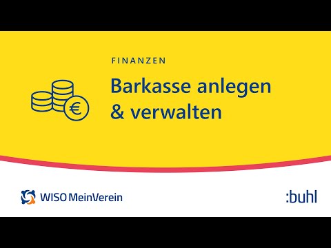 Barkasse anlegen und verwalten (inkl. Korrekturbuchungen) | WISO MeinVerein Web