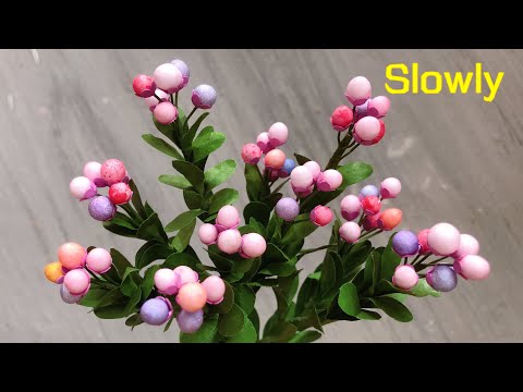 ABC TV | How To Make Flower Bouquet Accessories With Shape Punch #1(Slowly) - Craft Tutorial