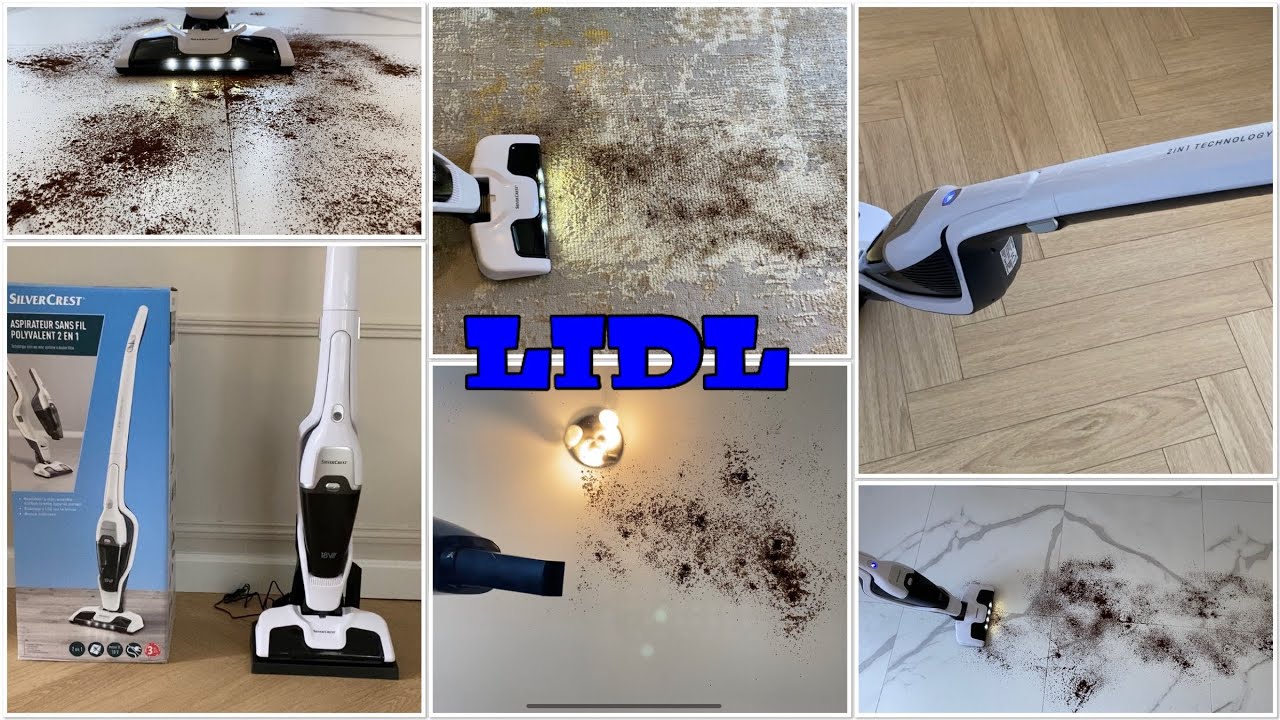 LIDL ASPIRATEUR SANS FIL POLYVALENT 2 EN 1 SilverCrest #lidl #aspirateur #silvercrest