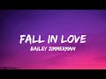 Bailey Zimmerman - Fall In Love (lyrics)