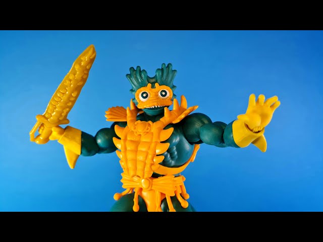 Vídeo relacionado con Masters of the Universe Origins - Figura de acción coleccionable de Mer-Man, villano del señor de la guerra MOTU Ocean, 16 articulaciones articuladas, 5.5 pulgadas con accesorios