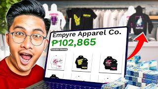 How I Turn ₱0 into ₱100 By Age 20 - Selling Hoodies | Empyre Clo.