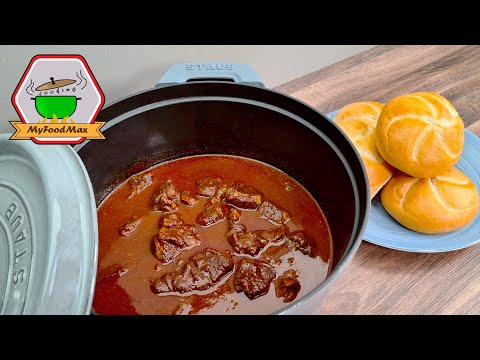 Hungarian goulash - it's so easy to make it as tender as butter | made from beef rump | Beef goul...