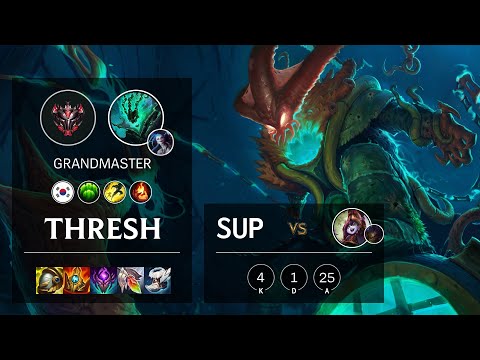 Thresh Support vs Lulu - KR Grandmaster Patch 11.10