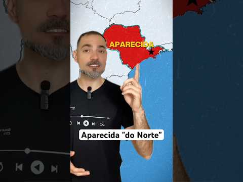 Por que Aparecida é conhecida por "Aparecida do Norte"? #aparecida #saopaulo #geografia #historia