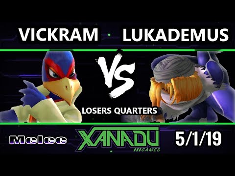 S@X 300 SSBM - Vickram (Falco) Vs. Lukademus (Sheik) - Smash Melee Losers Quarters
