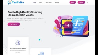 TexTalky AI Text-to-Speech: Lifetime Subscription