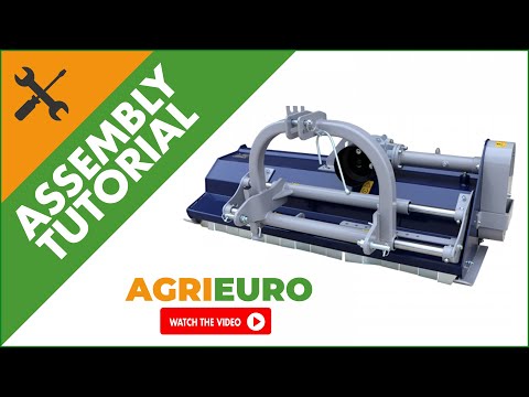 Tractor Flail Mower medium Series with manual shift - BullMach REA 125 S - Assembly tutorial