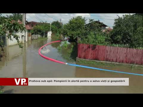 Prahova sub apă: Pompierii în alertă pentru a salva vieți și gospodării