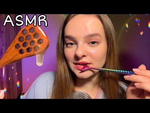 ASMR Mouth Sounds & Tingly Sticky Fingers 💋😴