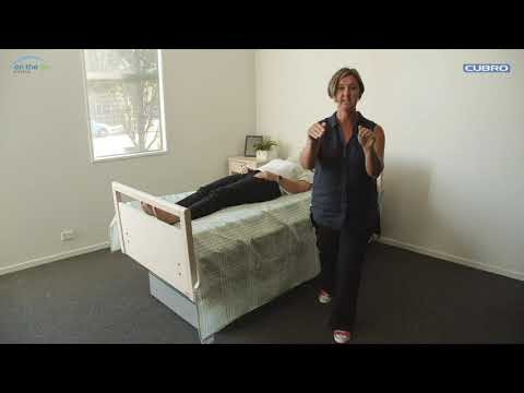 Guidance on correct posture for in-bed moving and handling